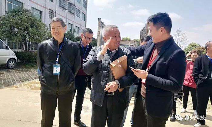 74岁抗美援越老战士来杏耀考察
