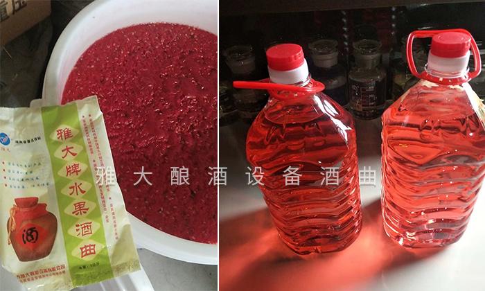 用杏耀水果酒曲发酵好的西瓜酒