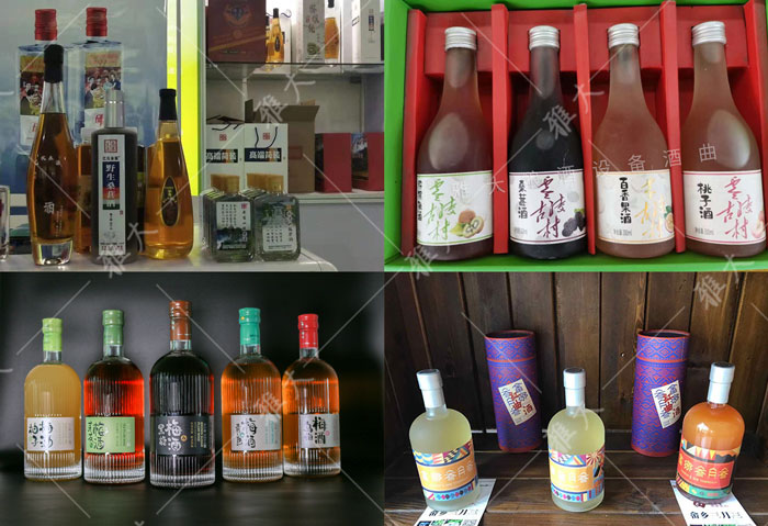 杏耀学员酿造的各种水果酒.jpg