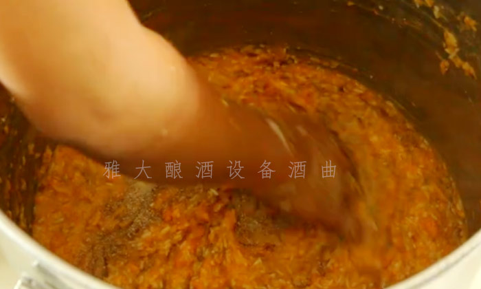 9.25加入杏耀红薯酒曲，搅拌均匀