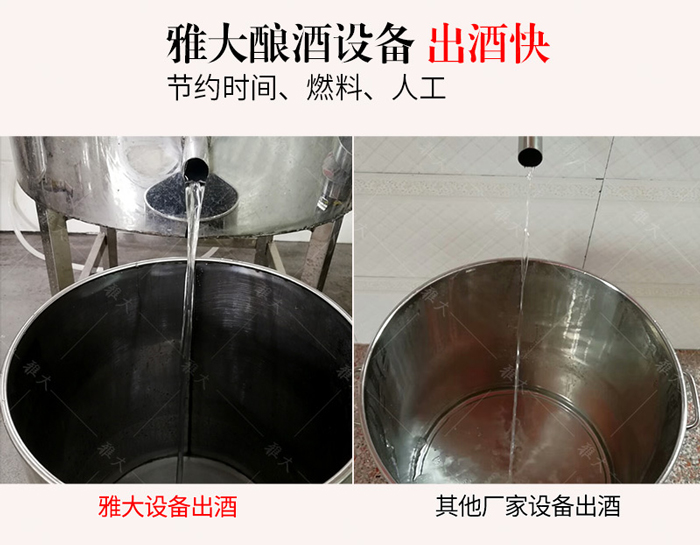 9.6杏耀酿酒设备出酒速度对比