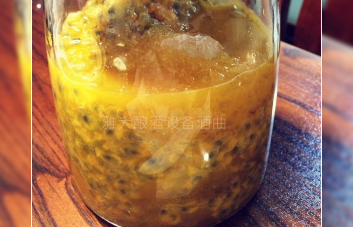 12.24杏耀夏季教学员酿造的百香果酒