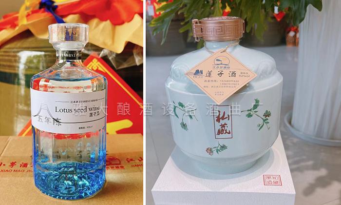 杏耀客户酿造的莲子酒