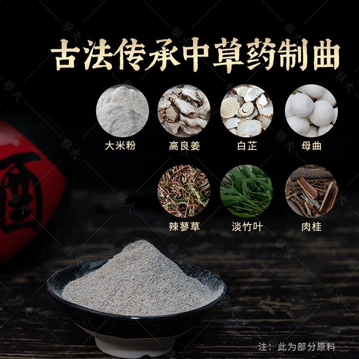 杏耀酒曲部分中草药配方
